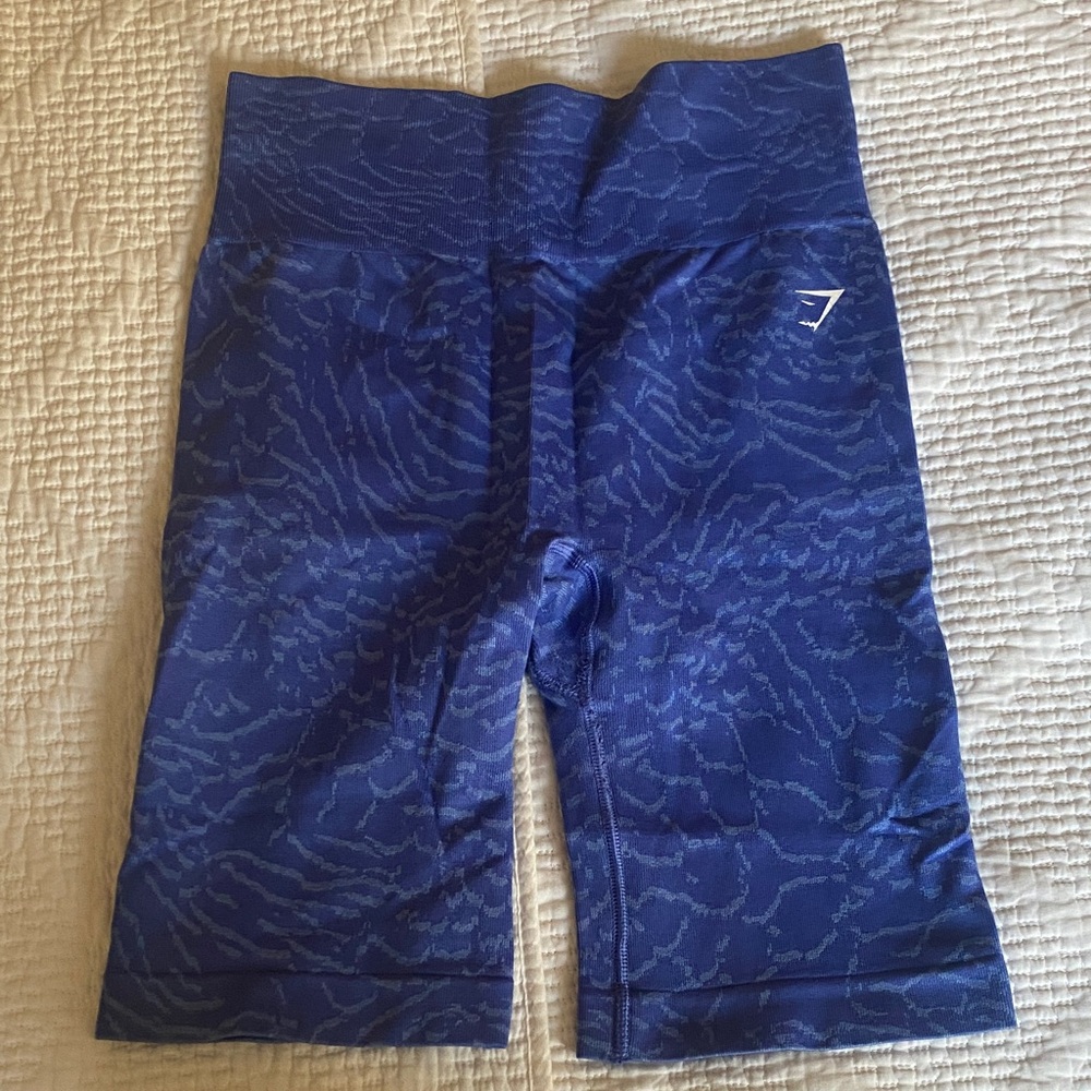 Gymshark Blue Biker Shorts